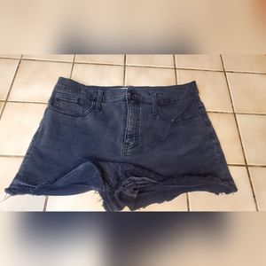 Madewell black shorts size 30